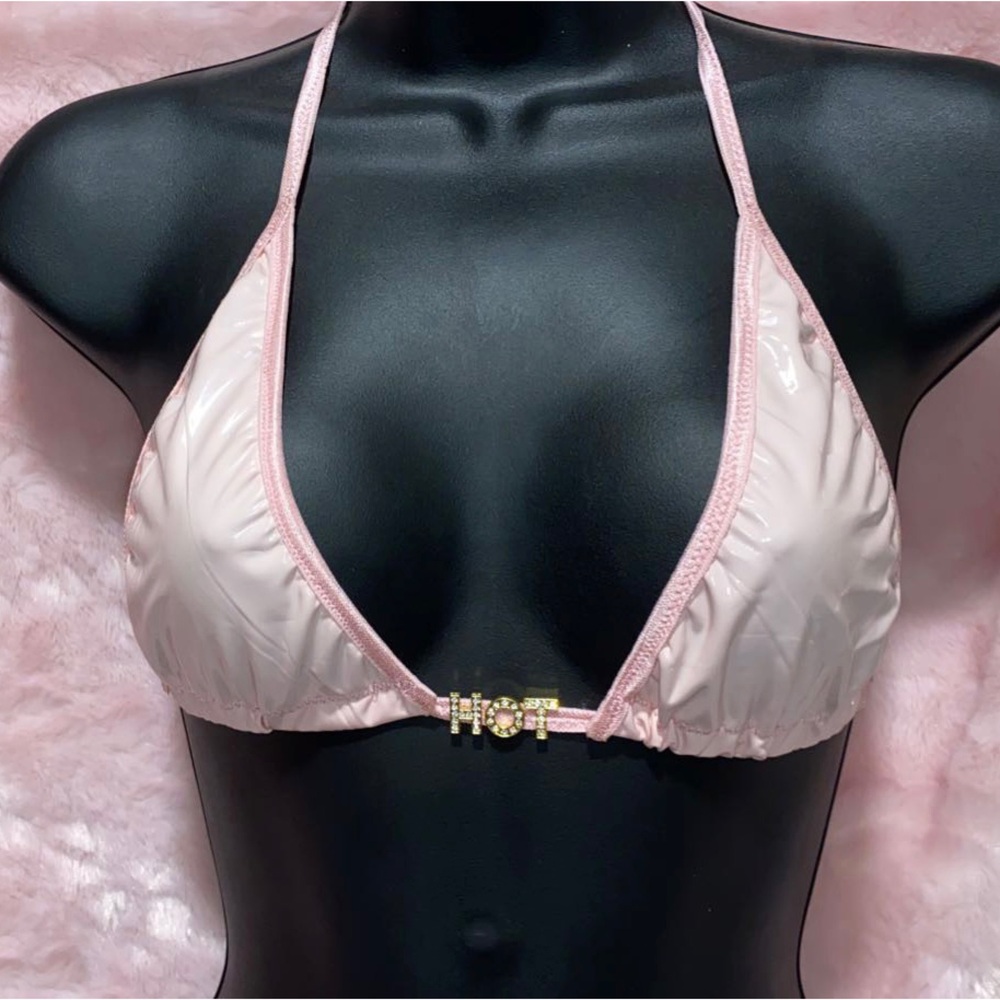 latex bikini top